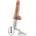 Blush Novelties Dr. Skin Silicone Dr. Hammer 7 Inch Thrusting Dildo with Handle Beige