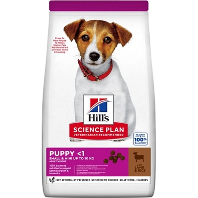 Hill's Science Plan Puppy Small & Mini lamb & rice 1,5 kg