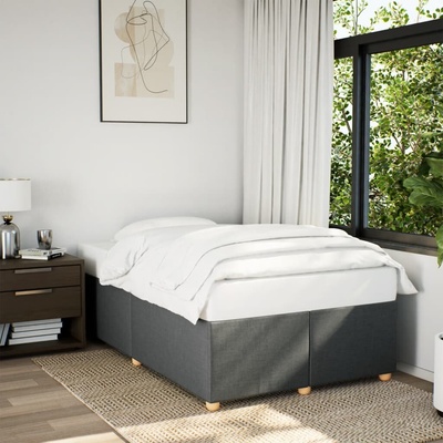 vidaXL 11461.3284723 Rám postele bez matrace tmavě šedá textil