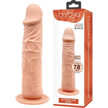 Пенис дилдо от кибер кожа, вакуумна основа, 20см. - Barbara Calvin (DEBRA01455)
