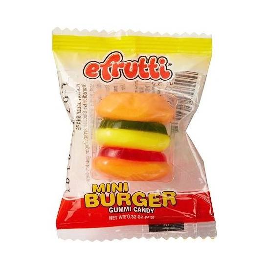 eFrutti Gummi Mini Burger Gummi Candy 60 x 9 g od 420 Kč - Heureka.cz