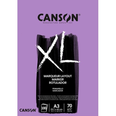 Canson XL Marker Skicár lepený A3 70g 100 listov