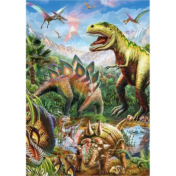Dino Svět dinosaurů neon 100 dílků