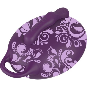 Image 1 of Bouncy Bliss Flow Sit-On Vibrator Purple