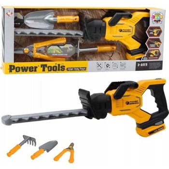 Mikro Акумулаторна ножица за жив плет 57см със звук и аксесоари 3бр