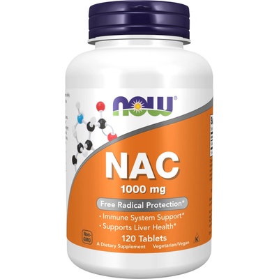 Now Foods NAC 1000 mg 120 tabliet