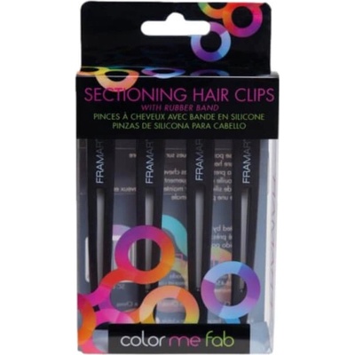 Framar Elastic Sectioning Clips Black