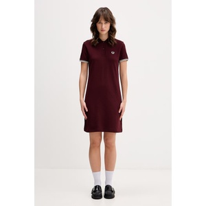 Fred Perry рокля от памук с еластан (D3600) - answear - 164,27 лв