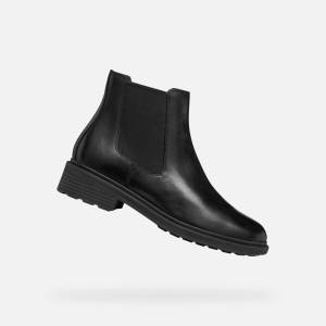 Geox Черна дамска ботуш Geox Walk Pleasure B Geox | Cheren | ЖЕНИ | 36
