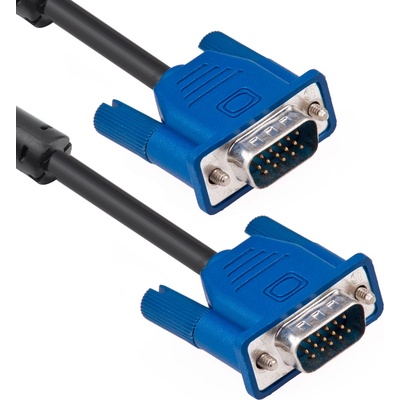 DeTech Кабел DeTech VGA - VGA, 1.5m, Ферит, Черен - 18035 (18035)