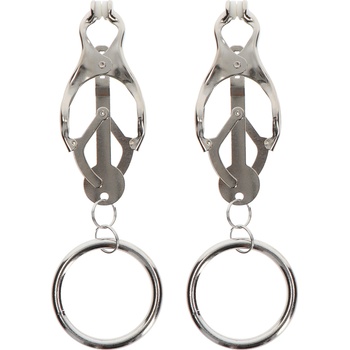 Image 1 of Taboom Butterfly Clamps with Ring Silver