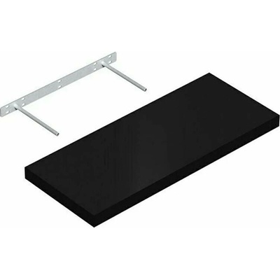 Regalux Polica nástenná 60x25x3,8cm XL4 Black