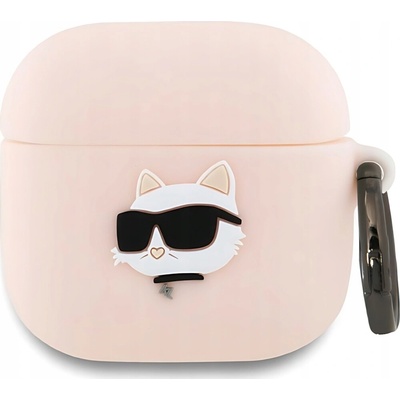 Karl Lagerfeld AirPods 4 cover Silicone Choupette Head 3D KLA4RUNCHP