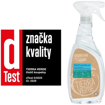Tierra Verde Čistič koupelny s BIO mátovou silicí 750 ml