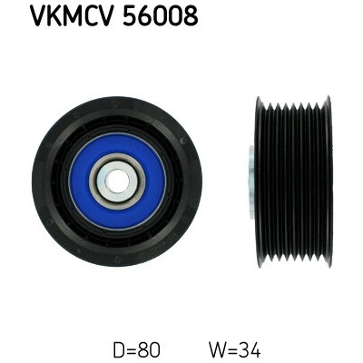 Vratná/vodiaca kladka rebrovaného klinového remeňa SKF VKMCV 56008 (VKMCV56008)