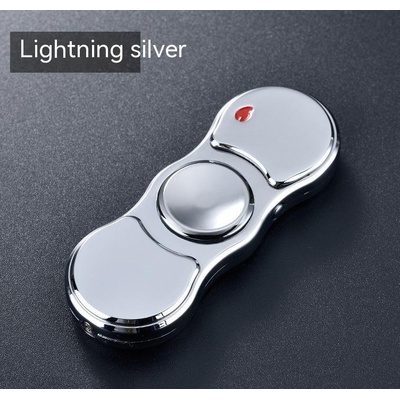 Lighter Fidget Spinner kovový stříbrný