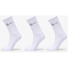 Karl Kani ponožky Signature Socks 3-Pack white