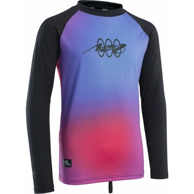 lycra top ION Capture LS girls pink-gradient velikost neoprenů a trapézů