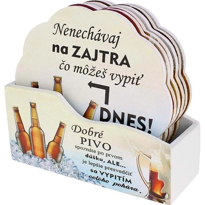 Podložky pod sklenice Pivo