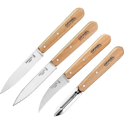 Opinel Кухненски кoмплект от 4 части Opinel Les Essentiels (001300-pe)