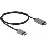 Delock Кабел Delock DisplayPort 1.4 към HDMI 4K 60Hz 1m (DELOCK-85928)