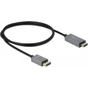 Delock Кабел Delock DisplayPort 1.4 към HDMI 4K 60Hz 1m (DELOCK-85928)