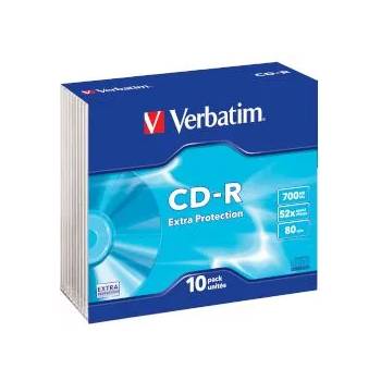Image 1 of Verbatim CD-R 700MB 52x Slim case 10бр