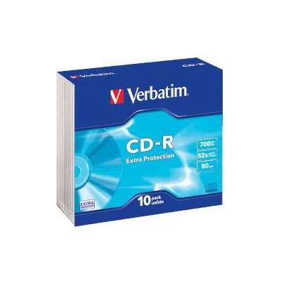 Verbatim CD-R 700MB 52x Slim case 10бр