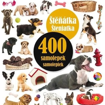 400 samolepek Štěňátka