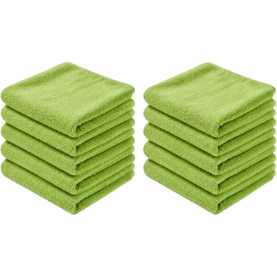 Top textil 10dílná sada školních ručníků Top 30 x 50 cm zelená