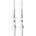 Philips Резерви за зъбен душ Philips Sonicare - HX3042/00, 2 броя, бели (HX3042/00)