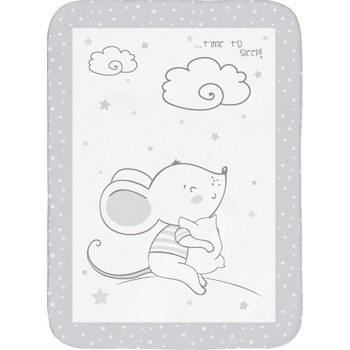 KikkaBoo Dětská deka Super Soft sivá