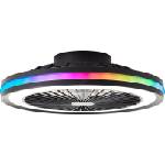 Brilliant - LED RGBW Плафон с вентилатор PALMERO LED/40W/230V бежово + ДУ (BI0481)