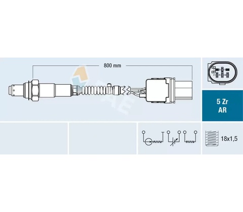 FAE Lambda sonda FAE 75023