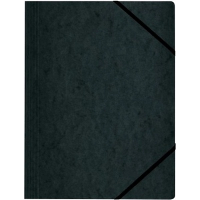 Herlitz Папка Herlitz Easy Orga, за документи, изработена от картон, с три капака и ластик, размер 250х340мм, черна (OK9760)