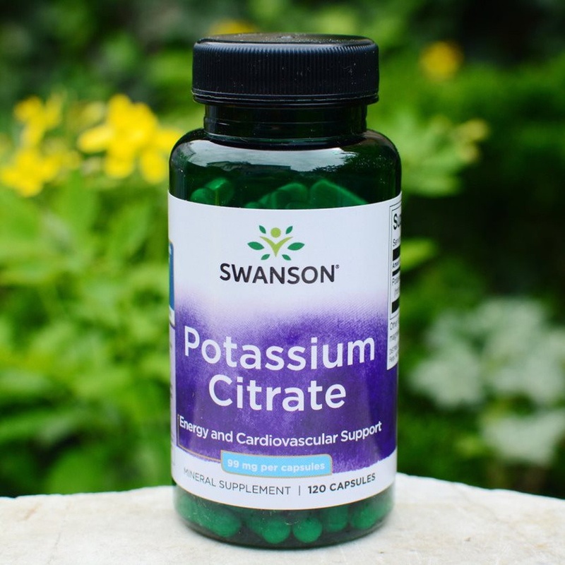 Complément Alimentaire Swanson Citrate De Potassium - 120 Capsules, Neuf Sous Blister