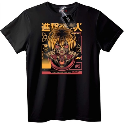 NOONEBRAND Тениска Attack on Titan женски Титан - 2XL, White