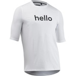 Northwave Мъжка фланелка с дълъг ръкав за колоездене Northwave Bomb Hello Goodbye Jersey Long Sleeve Cycling jersey - White - размер 3XL (056-3992-0117)