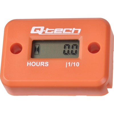 Q-TECH měřič motohodin oranžový