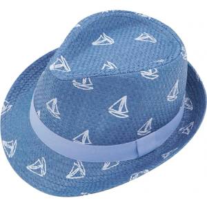 maximo Детска шапка Maximo Kid's Mini Boy Trilby Boat Hat - Denim - размер 49 cm (904-1871-0112)