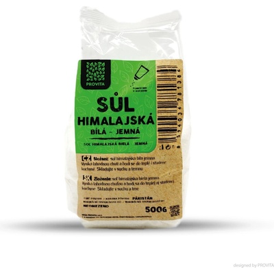 Provita Soľ Himalájska biela jemná 500 g