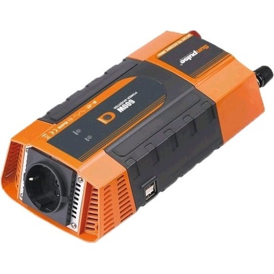 Carspa PID400 12V/230V+USB 400W, modifikovaná sinus, digitální display
