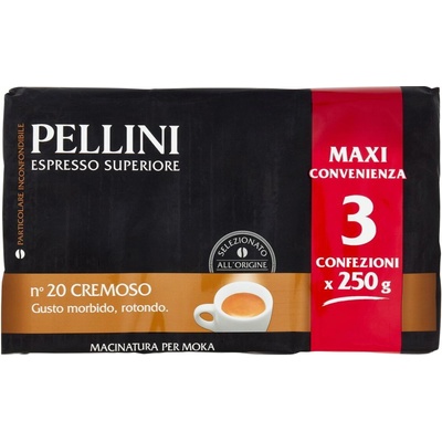 Pellini NR20 CREMOSO mletá 3 x 250 g