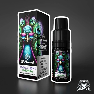 Mr. Peacock Salt Lesní plody Limetka 10 ml 20 mg
