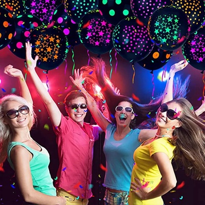 Комплект 10 бр. Светещи неонови балони 30 см