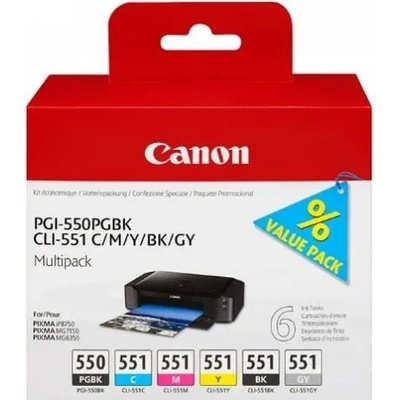 Canon PGI-550 + CLI-551 Multipack (6496B005)