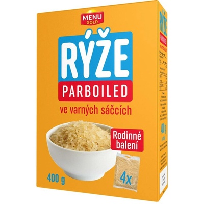 Menu Gold rýže Parboiled varné sáčky 400 g