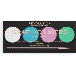 Revolution Beauty Water Activated Graphic Liner Palettes Pastel Dream Палитра 5, 8gr