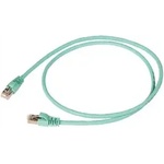 3M Пач кабел 3M VOL-6ASFL-L0.5T, RJ45, S/FTP, CAT6a, 0, 5м, тюркоаз (UU008073916)