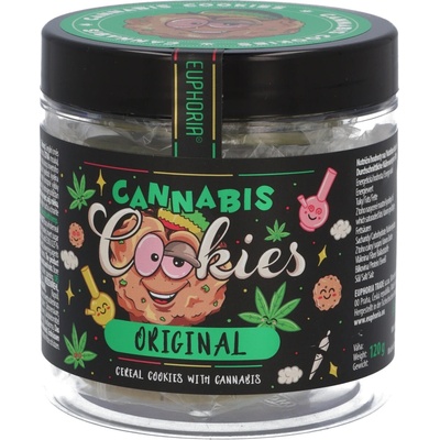Euphoria Konopné sušenky Cannabis originál 120 g